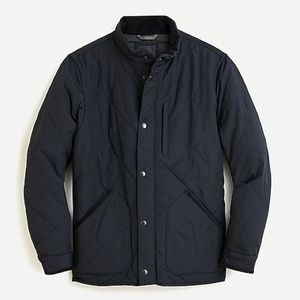 J. Crew Quilted Sussex Jacket Navy Size Medium